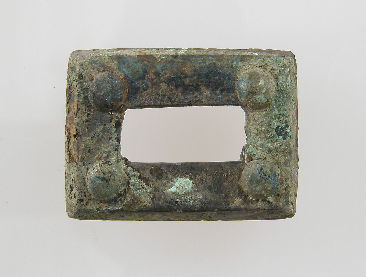 Rectangular Plaque, Copper alloy, Frankish 