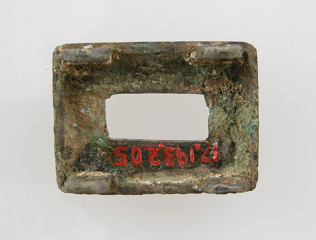 Rectangular Plaque, Copper alloy, Frankish
