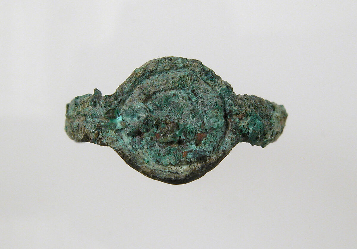 Finger Ring, copper alloy, Frankish