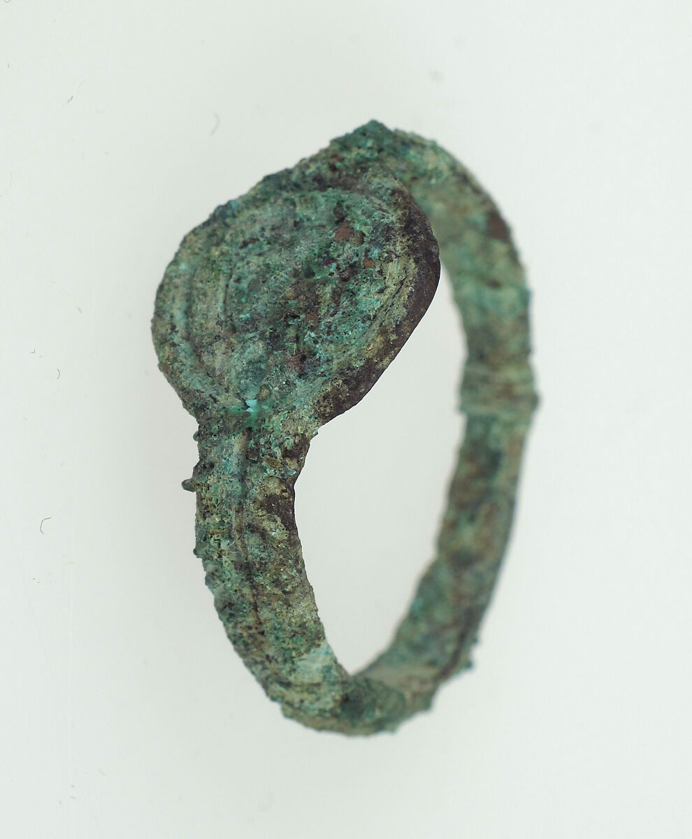 Finger Ring, copper alloy, Frankish