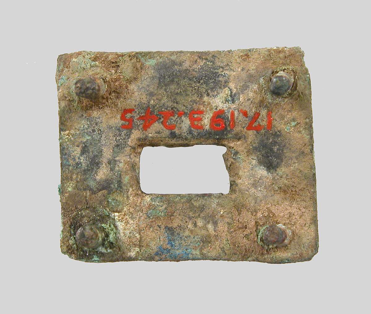 Rectangular Plaque, Copper alloy, Frankish