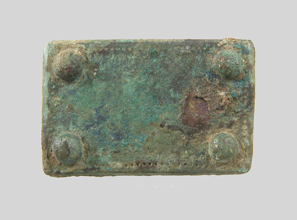 Rectangular Plaque, Copper alloy, Frankish 