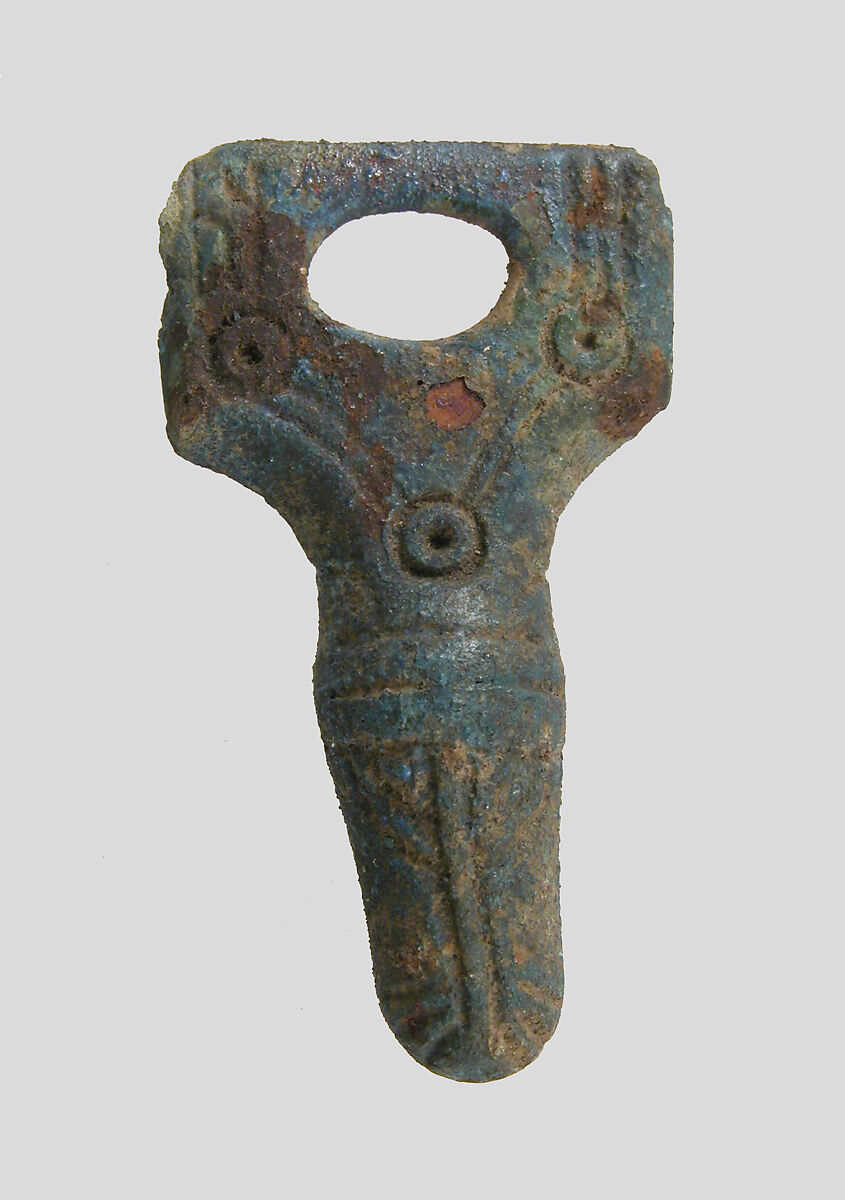 Belt Ornament, Copper alloy, Frankish 