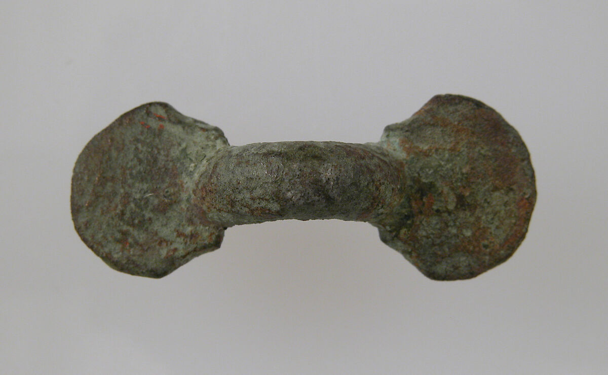 Equal-Arm Brooch, Copper alloy, Frankish 
