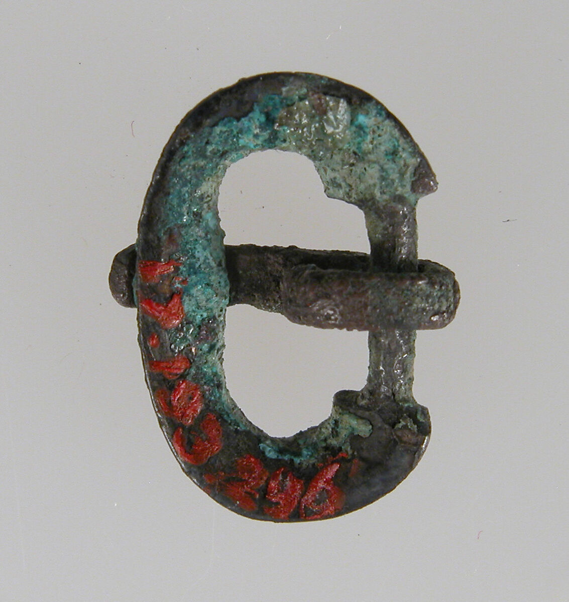 Buckle, Loop and Tongue, Copper alloy, Frankish