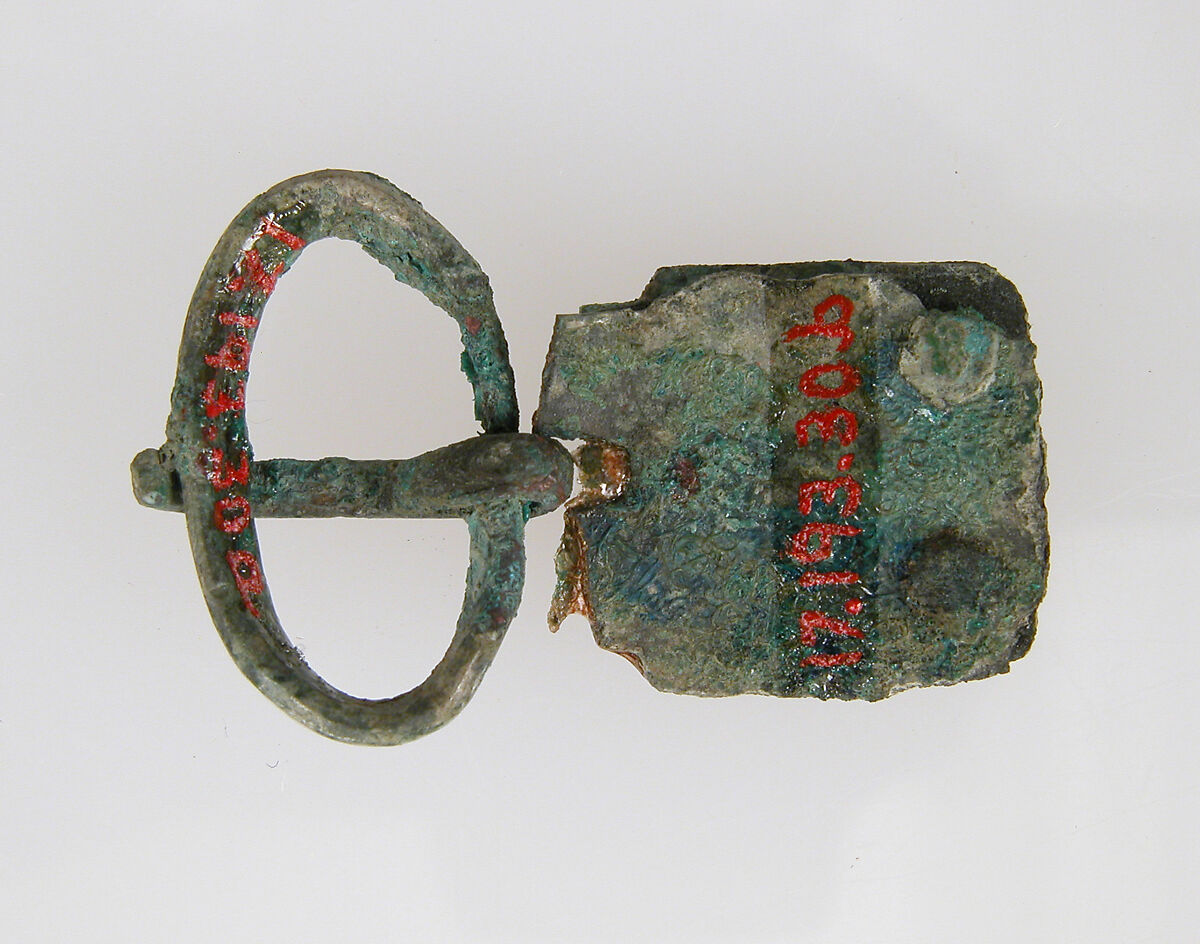 Buckle, Copper alloy, Frankish