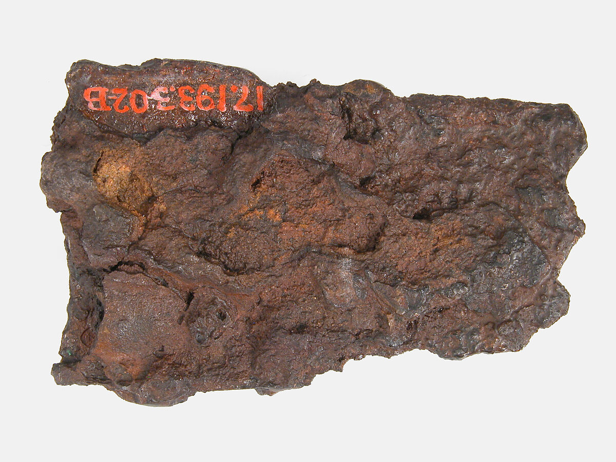 Counter Plate Fragment of a Belt Buckle, Iron, Frankish