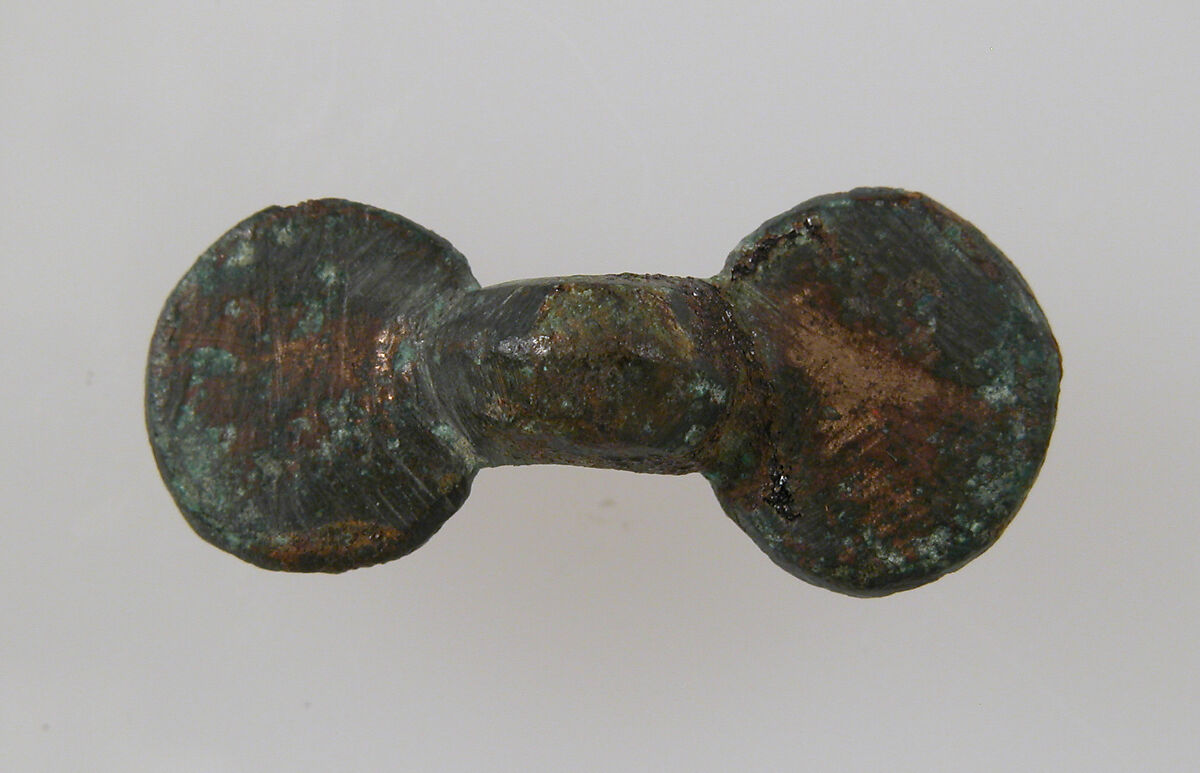 Equal-Arm Brooch, Copper alloy, Frankish 