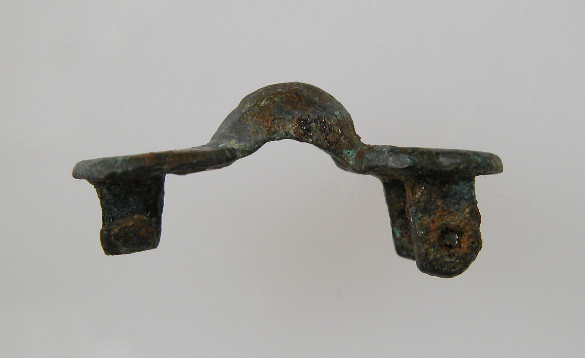 Equal-Arm Brooch, Copper alloy, Frankish