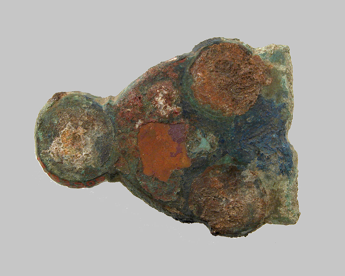 Triangular Plaque, Copper alloy, Frankish 