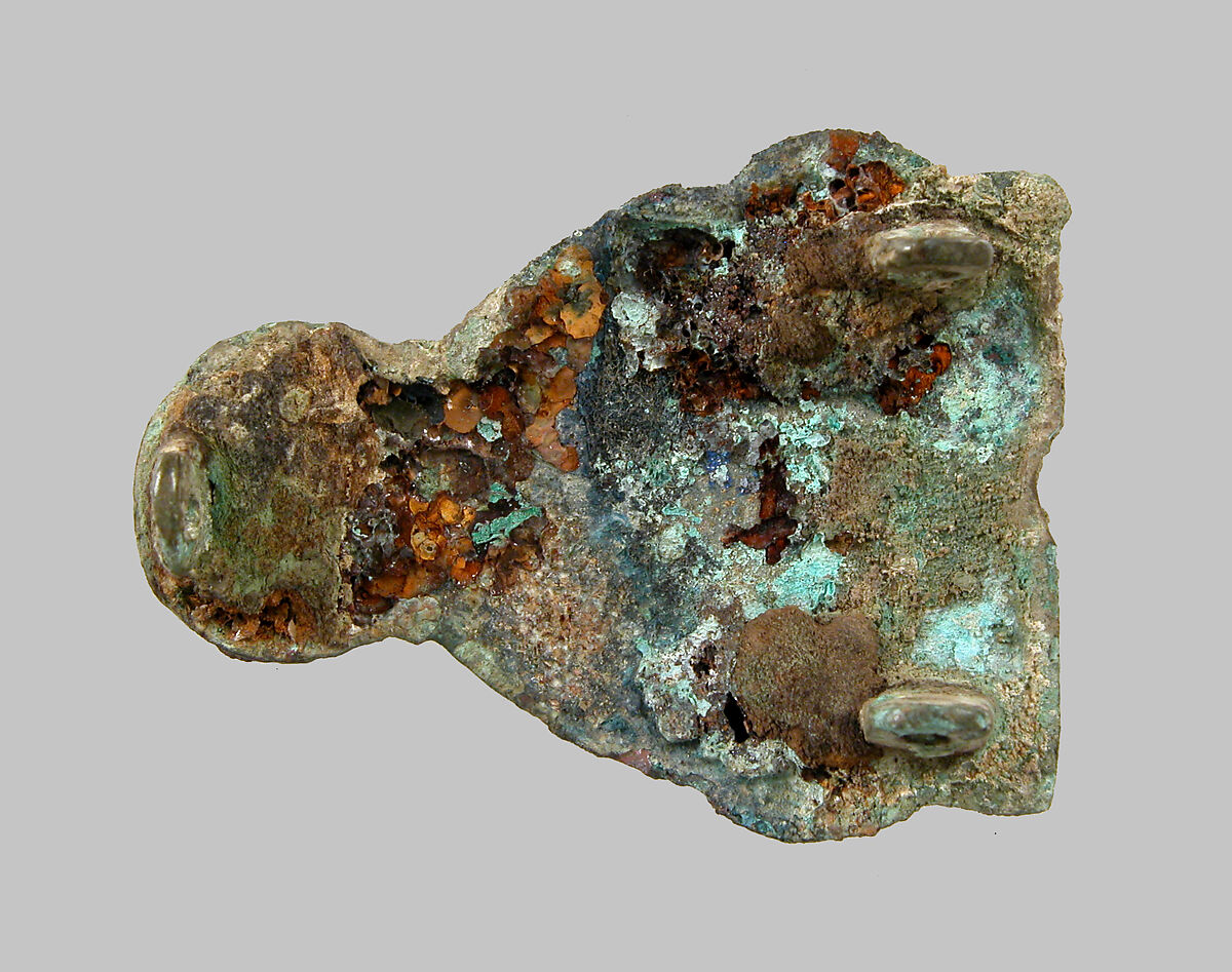 Triangular Plaque, Copper alloy, Frankish
