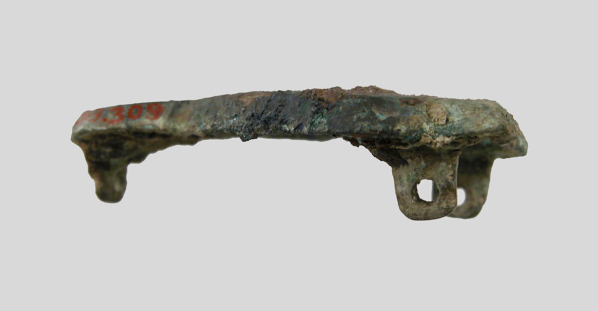 Triangular Plaque, Copper alloy, Frankish
