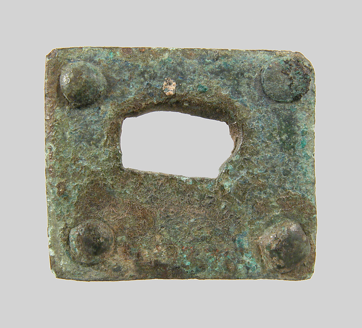 Rectangular Plaque, Copper alloy, Frankish