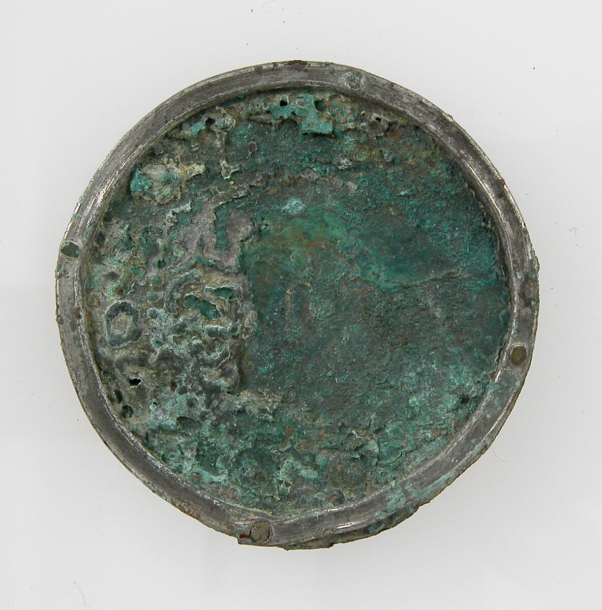 Bracteate, Copper alloy, Frankish 