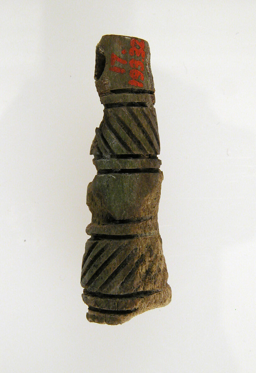 Cylindrical Pendant, Bone, Frankish 