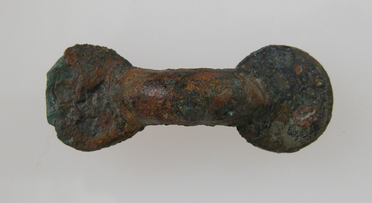 Equal-Arm Brooch, Copper alloy, Frankish 