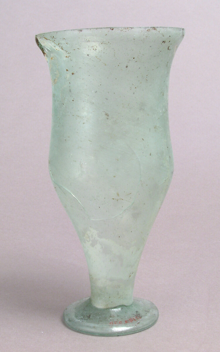 Footed Beaker, Glass, Roman 