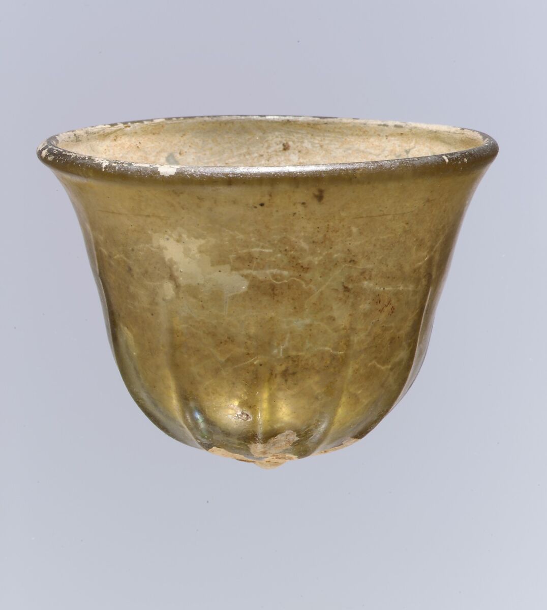 Glass Palm Cup, Glass, Frankish 