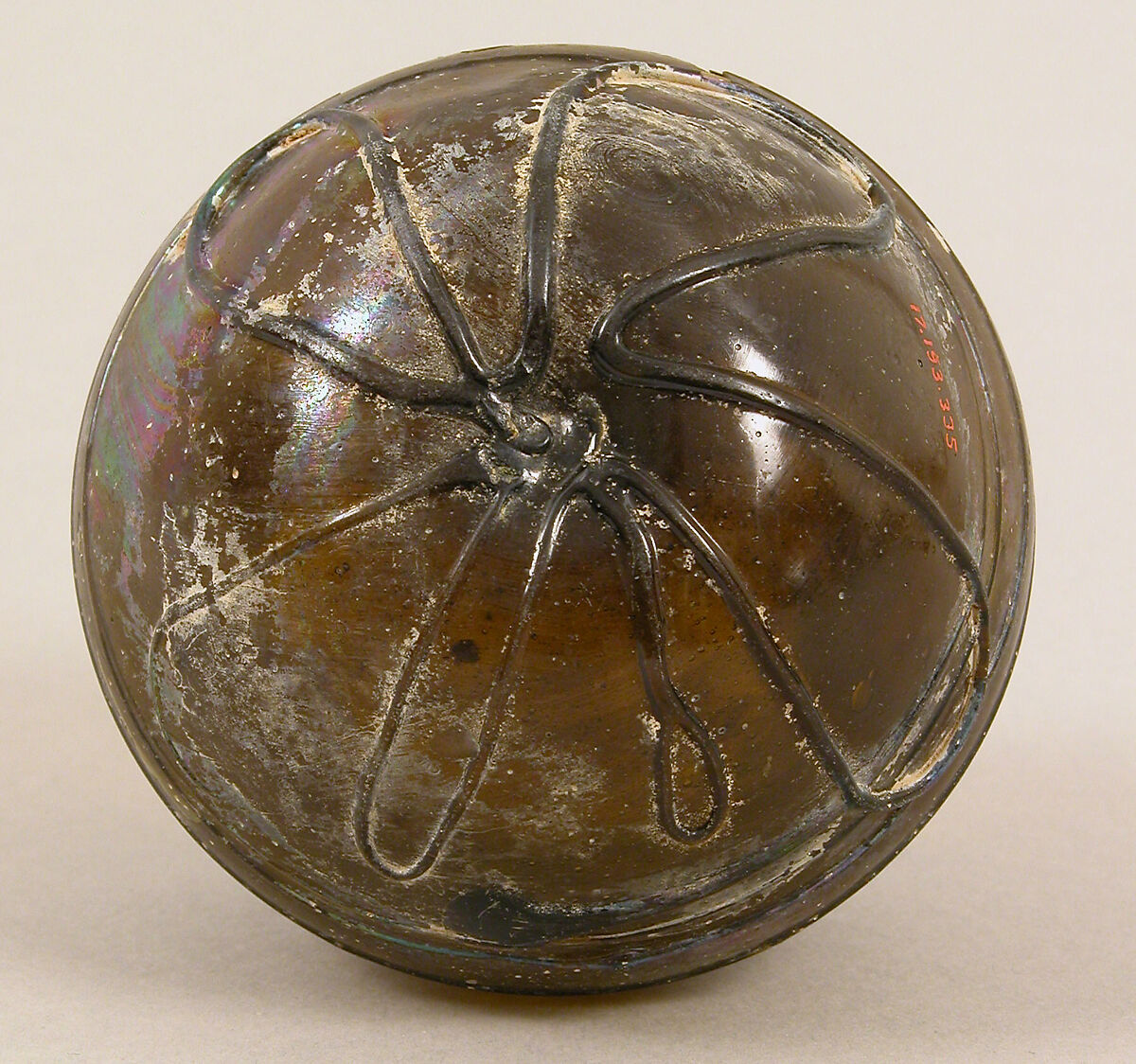 Globular Glass Beaker, Glass, Frankish