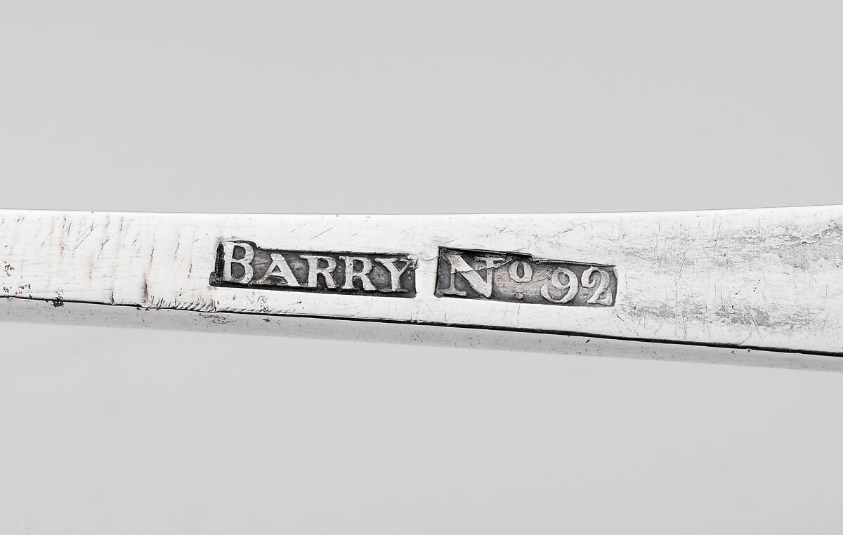 Ladle, Standish Barry (1763–1844), Silver, American