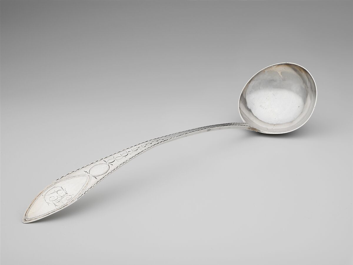 Ladle, Standish Barry (1763–1844), Silver, American 