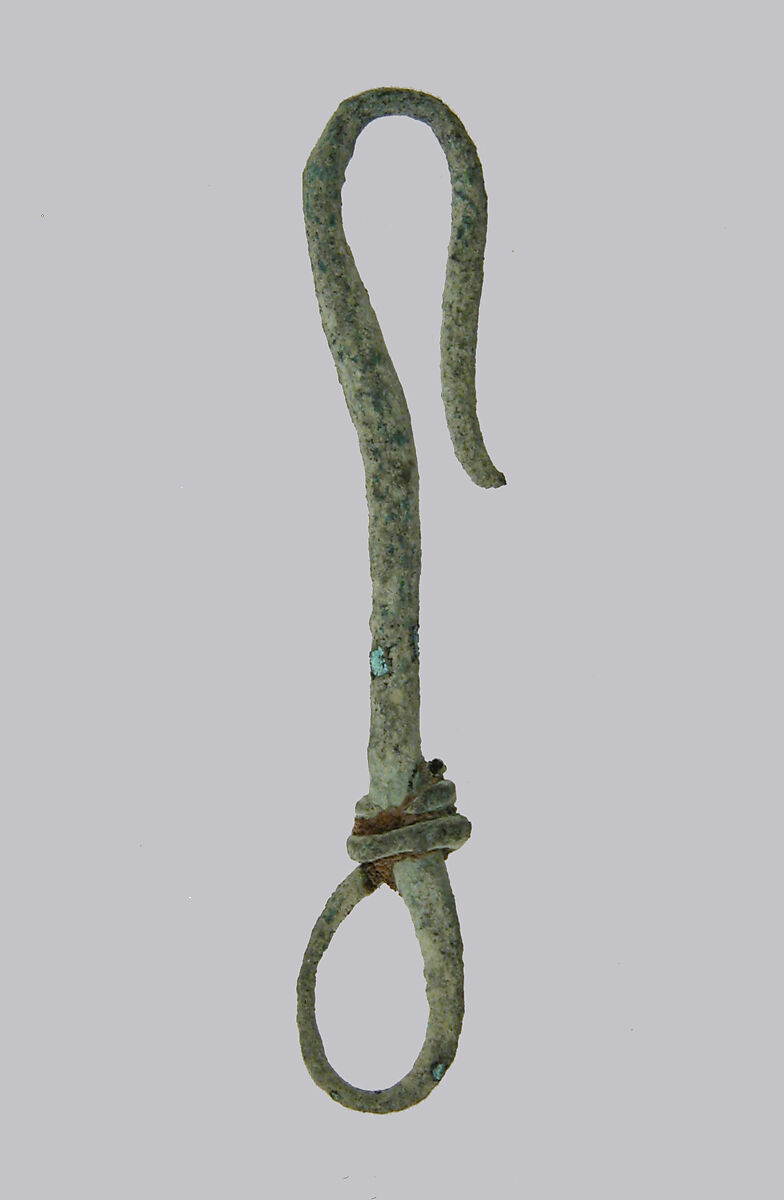 Earring, Copper alloy, Frankish 