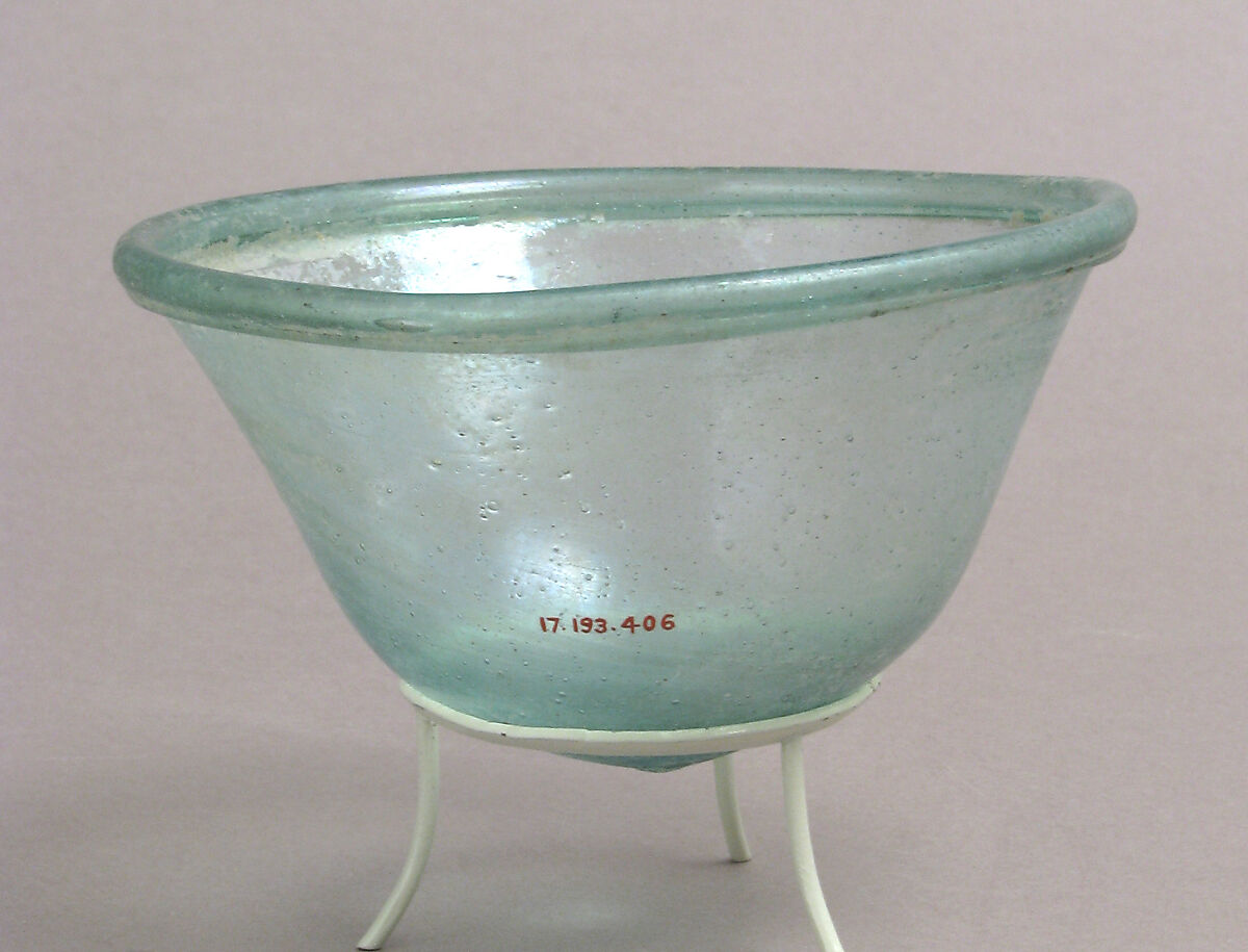Palm Cup, Glass, Frankish
