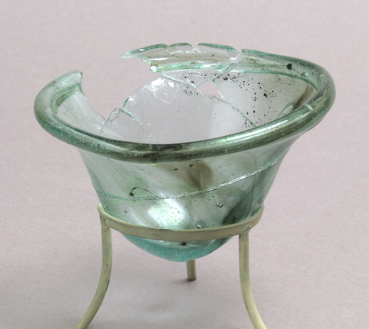 Palm Cup, Glass, Frankish