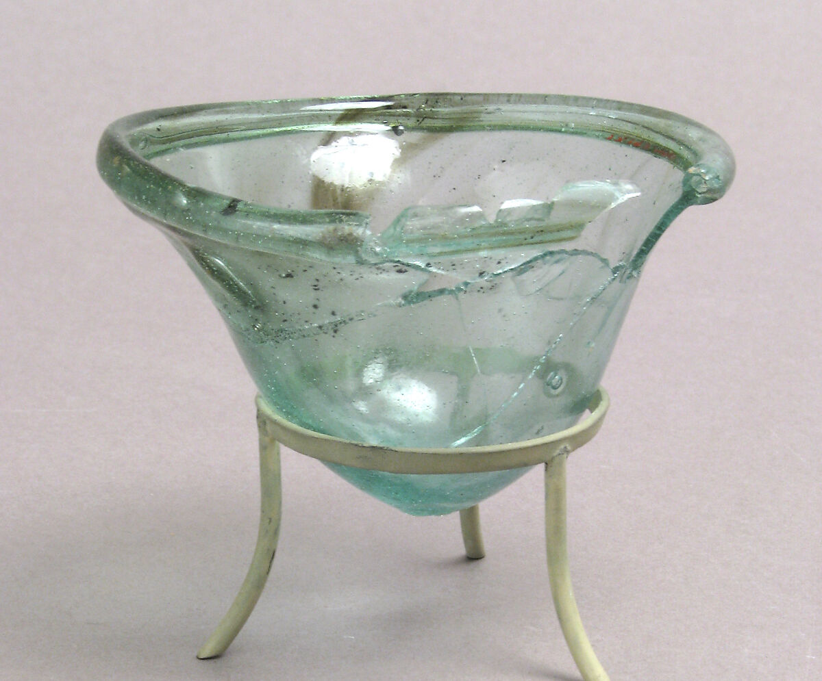 Palm Cup, Glass, Frankish