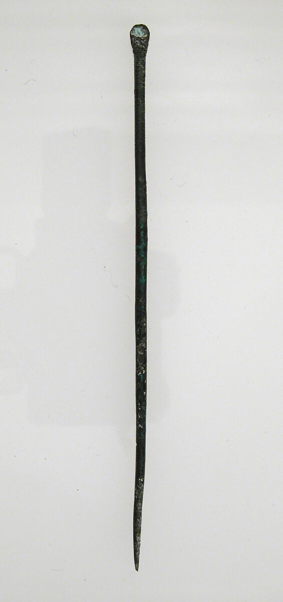 Hairpin, Bronze, Frankish 