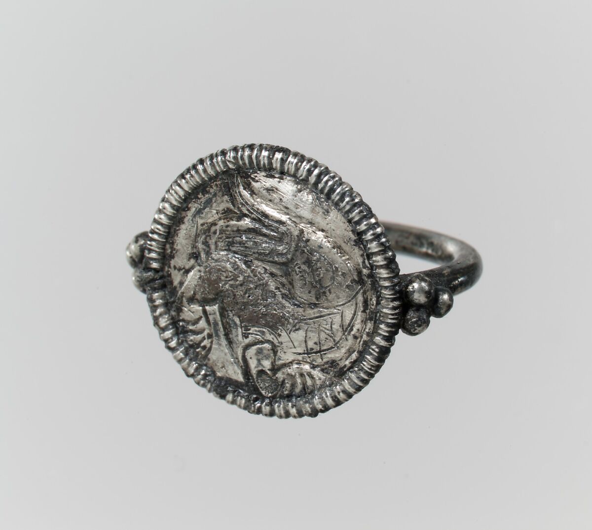 Finger Ring, Silver, Frankish 