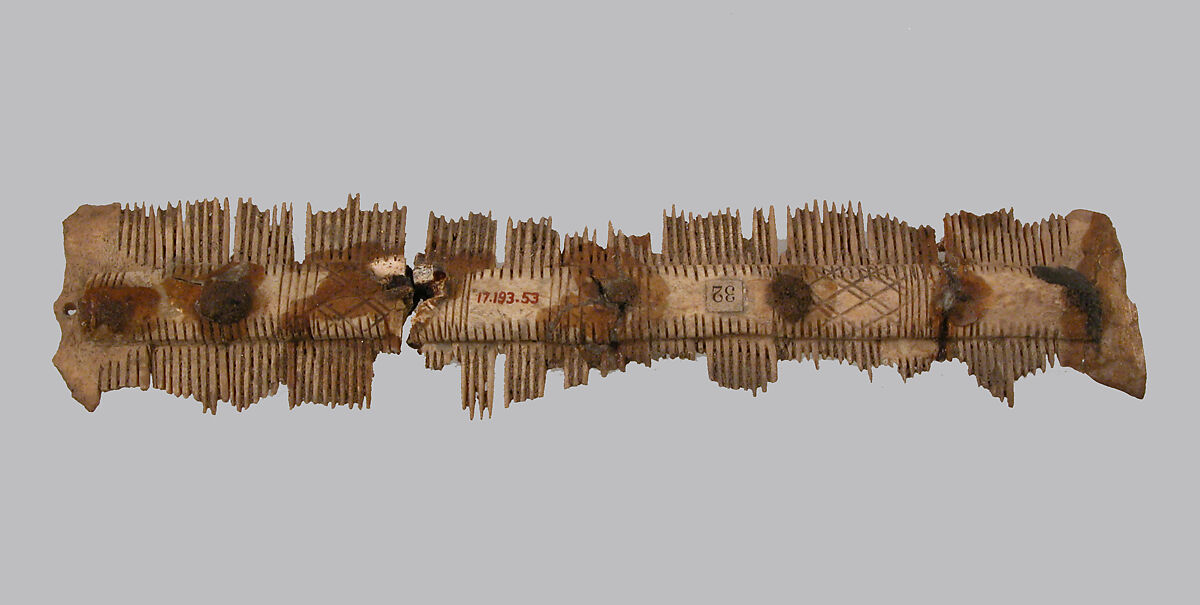 Double-Sided Comb, Bone, Frankish 
