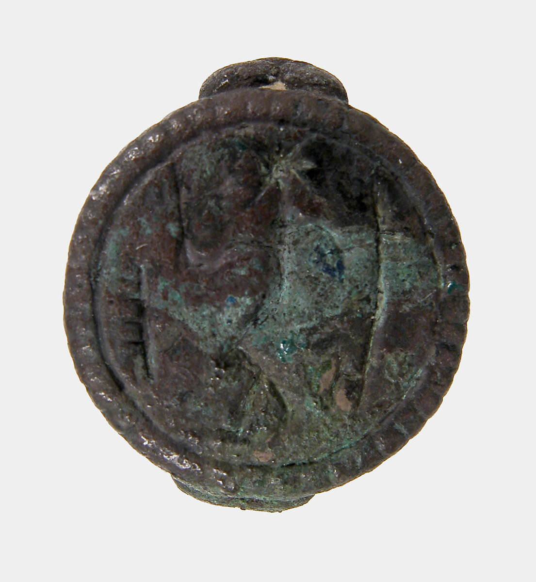 Finger Ring, Copper alloy, formerly silvered, Frankish