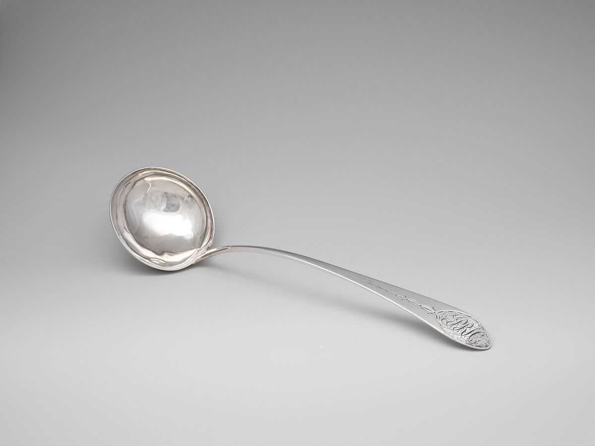 Ladle, John Burger (active ca. 1786–1807), Silver, American 