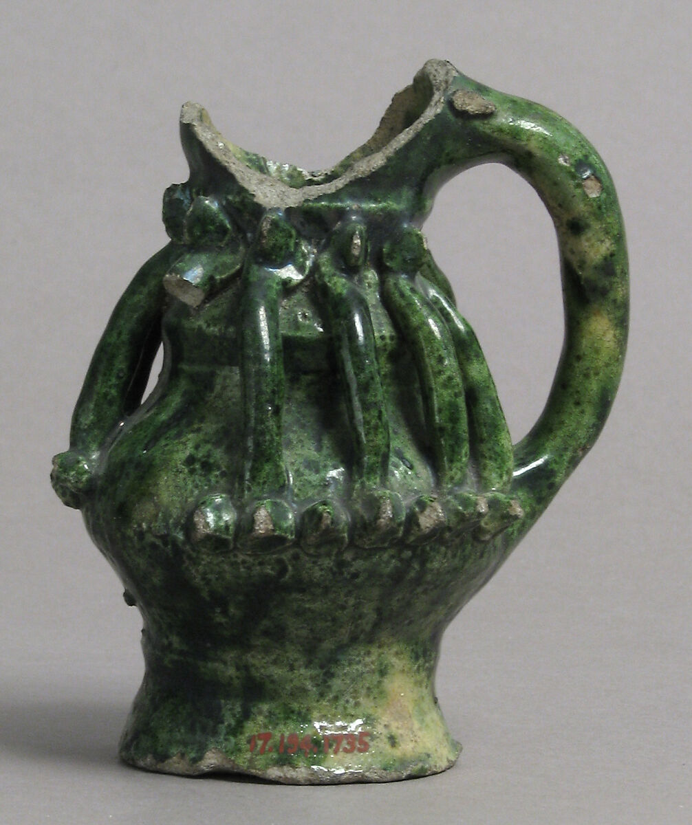 Jar, Earthenware, glaze, European