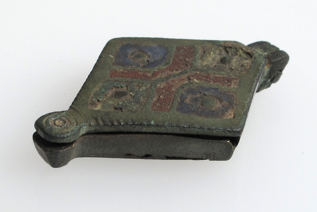 Seal Box, Champlevé enamel, bronze, Roman 