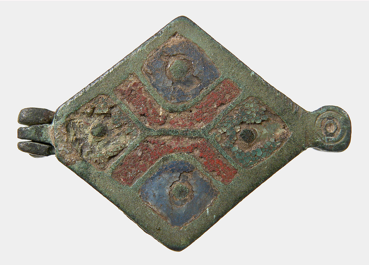 Seal Box, Champlevé enamel, bronze, Roman