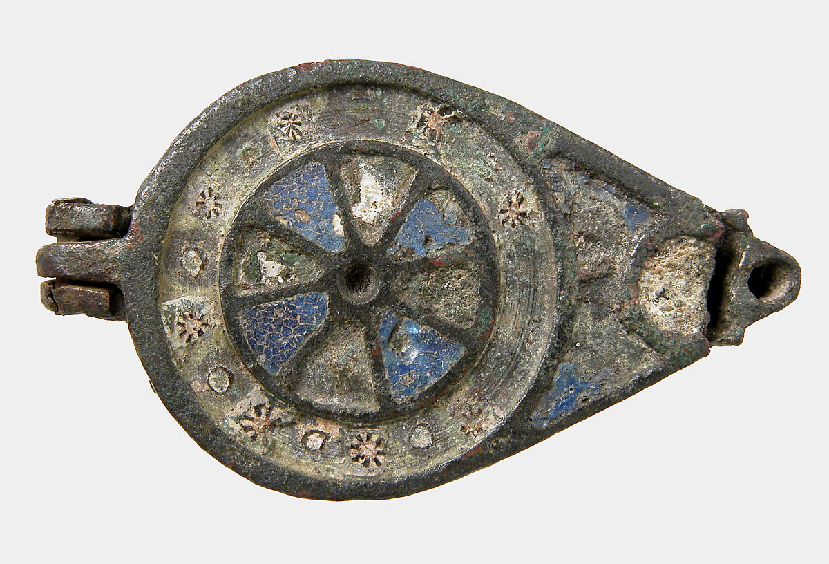 Seal Box, Champlevé enamel, bronze, Roman