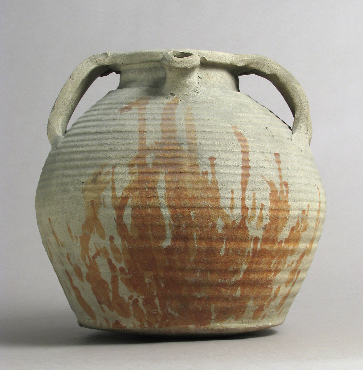 Jar, Earthenware with slip decoration, French