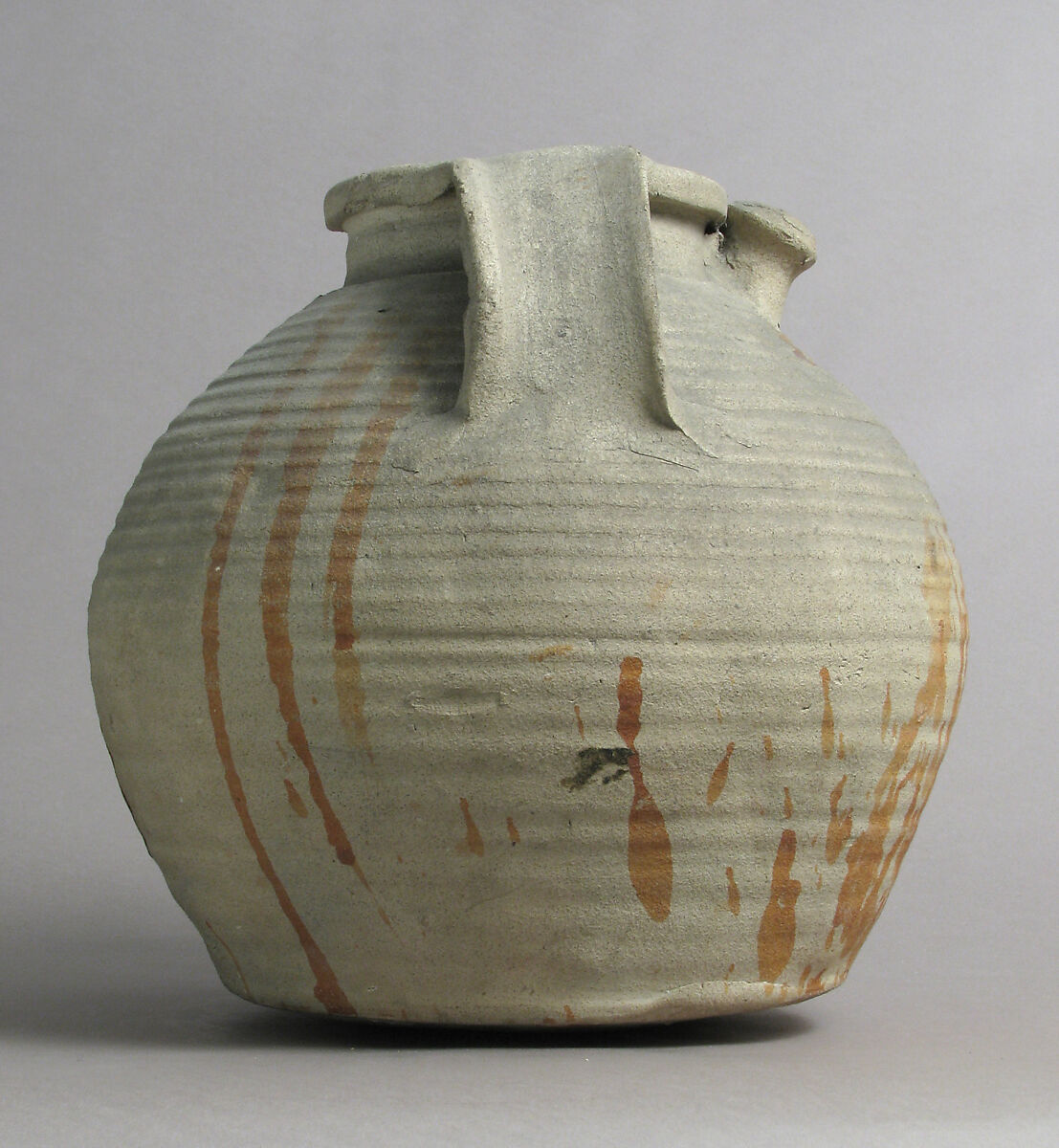 Jar, Earthenware with slip decoration, French