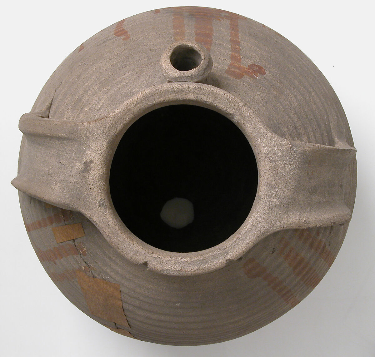 Jar, Earthenware with slip decoration, French