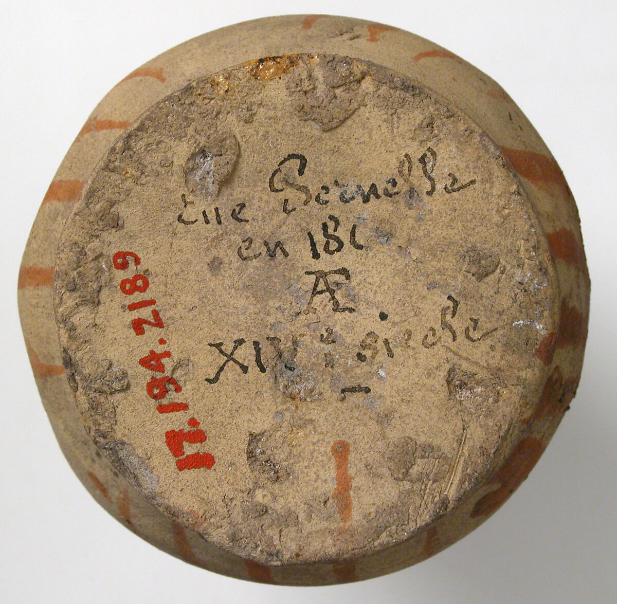 Jar, Earthenware with slip decoration, French