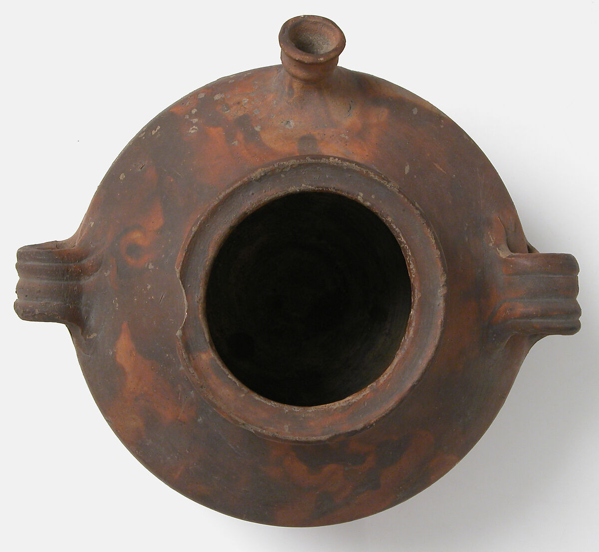 Jug, Earthenware with slip decoration, French