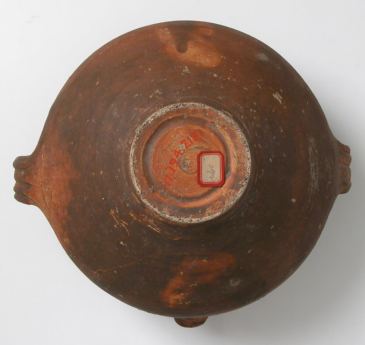 Jug, Earthenware with slip decoration, French
