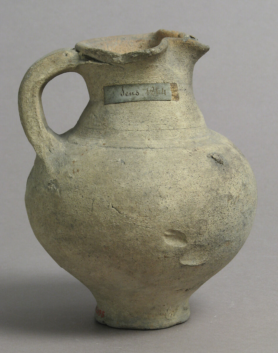 Jug, Earthenware, French