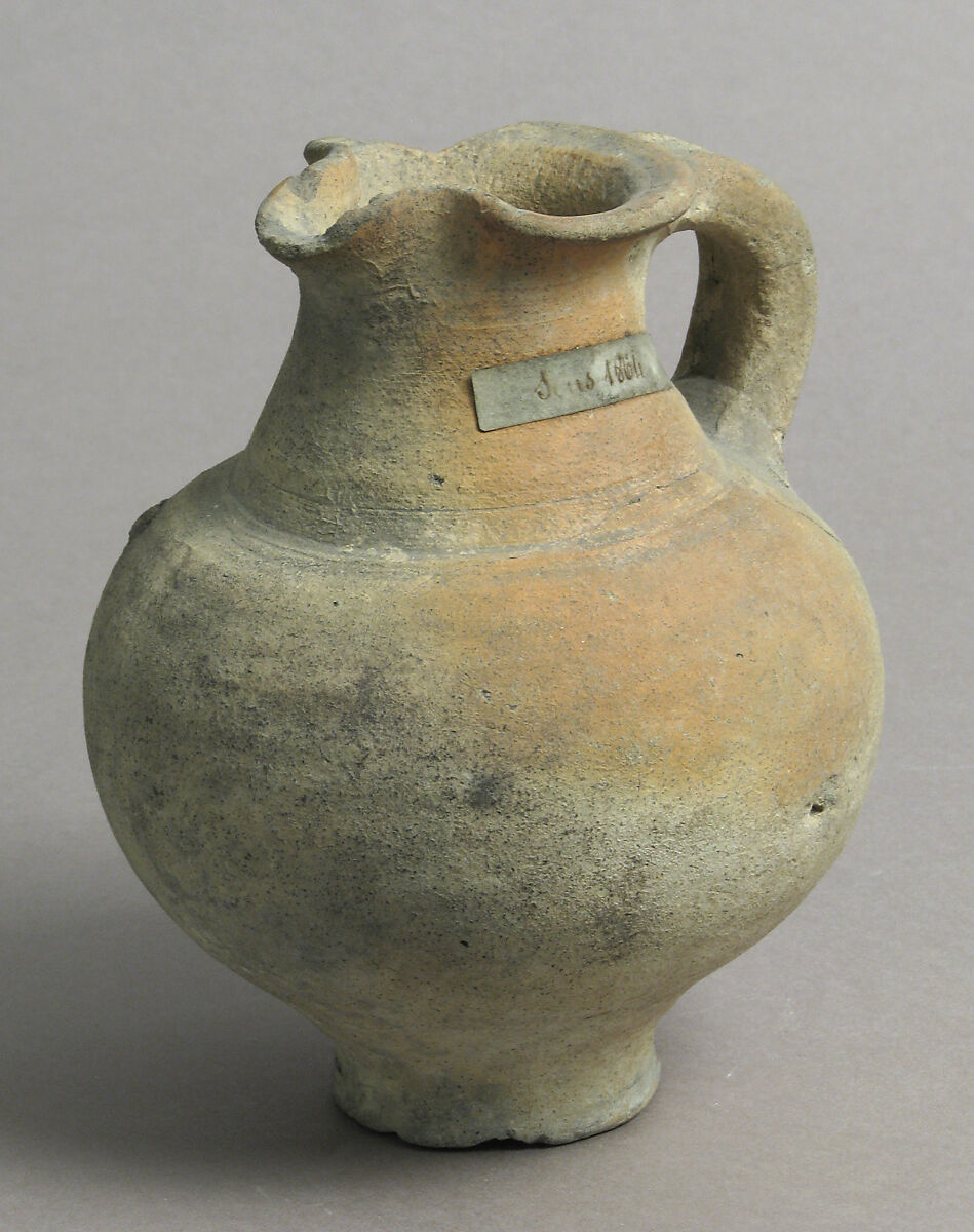 Jug, Earthenware, French
