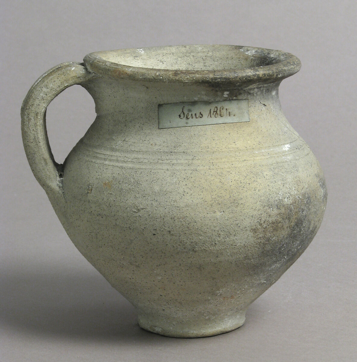 Jug, Earthenware, French