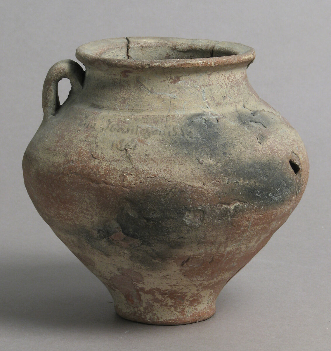 Jug, Earthenware, French 