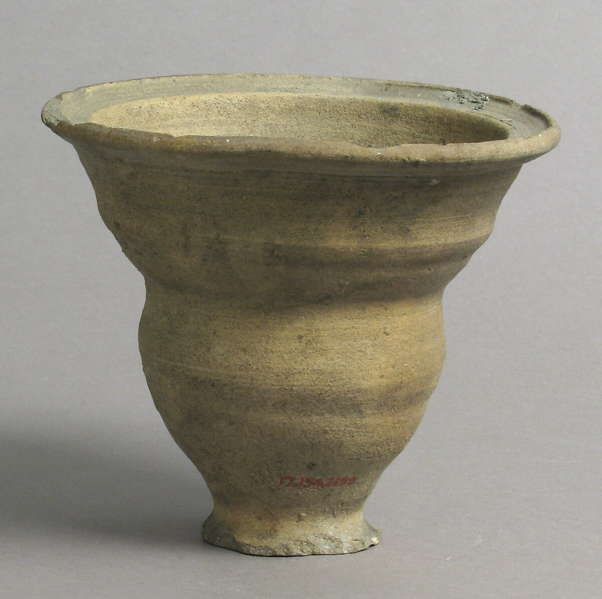 Jar, Earthenware, French