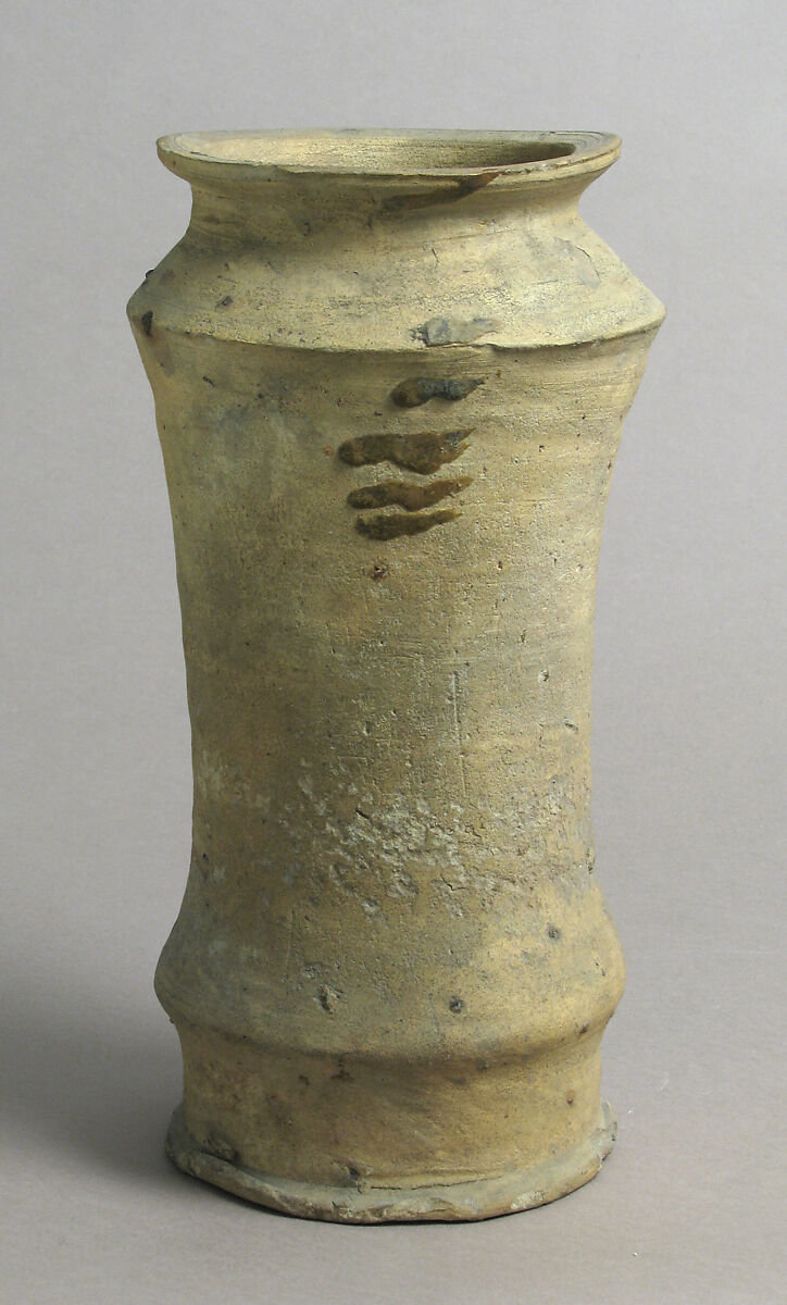 Pharmacy Jar, Earthenware, French 